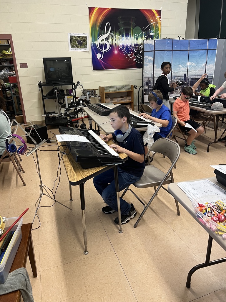 Students at Scottsburg Elementary in Mr. Williamson’s Music Class Have Been Developing Their Musical Skills