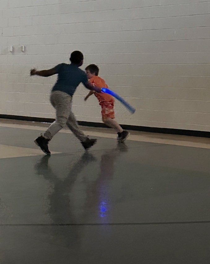 Star Wars Tag, Embracing the Theme “May the 4th Be With You,” During PE At Scottsburg Elementary