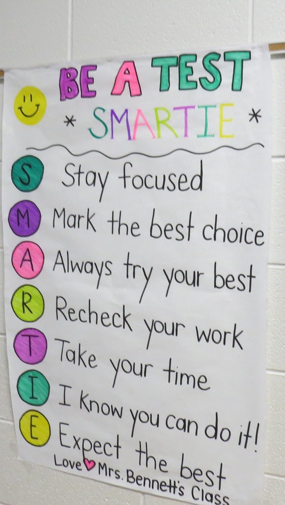 SOL Test Well Wishes Displayed For Students At Scottsburg Elementary