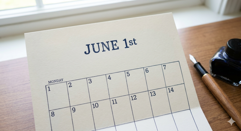 June 1