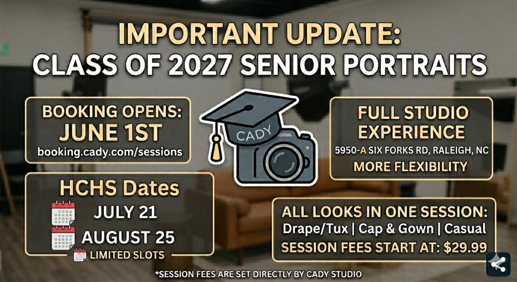 Senior Portrait Info