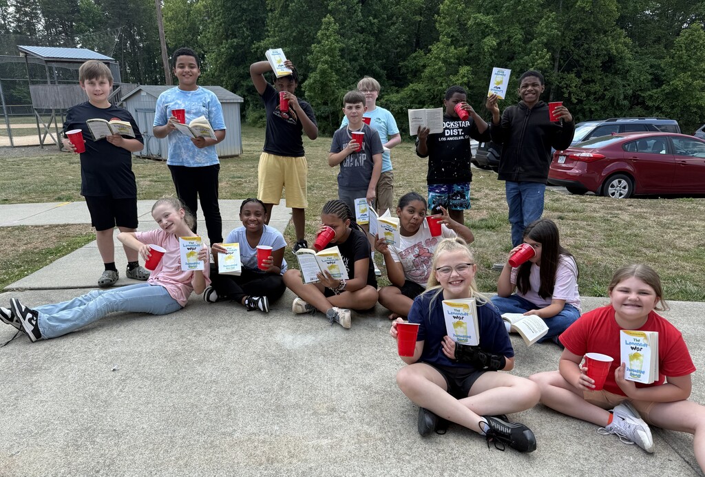 Fourth Grade Students Enjoy Reading "The Lemonade War" by Jacqueline Davies During Reading Class