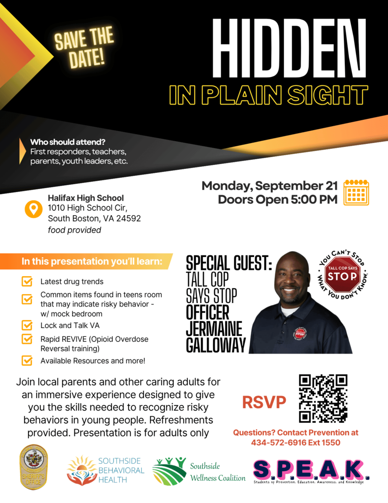 HIDDEN IN PLAIN sight  event flyer