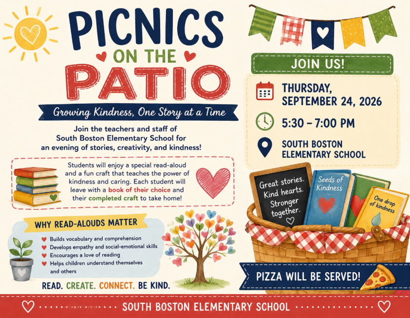 Picnics on the Patio informational flyer