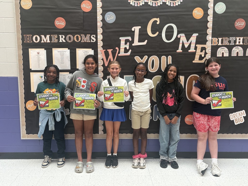 August Students of the Month