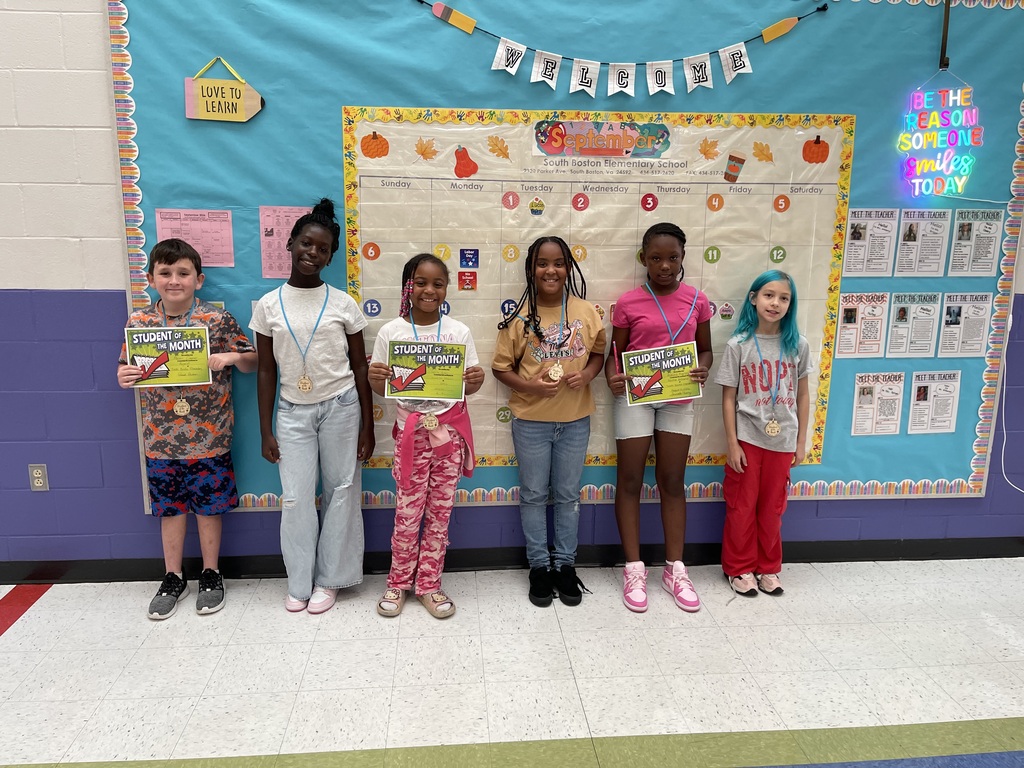 August Students of the Month