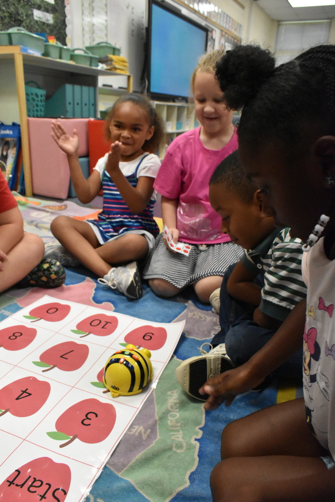 scholars working with beebot