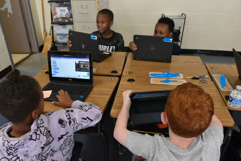 scholars working with scratch