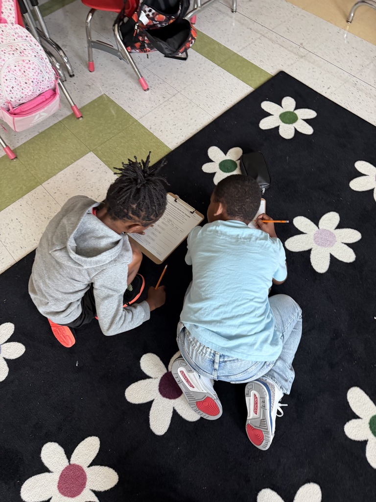 Second Graders practice spelling
