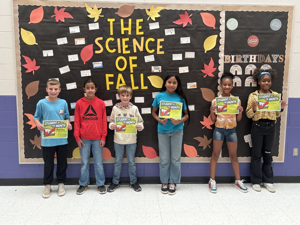 September Students of the Month