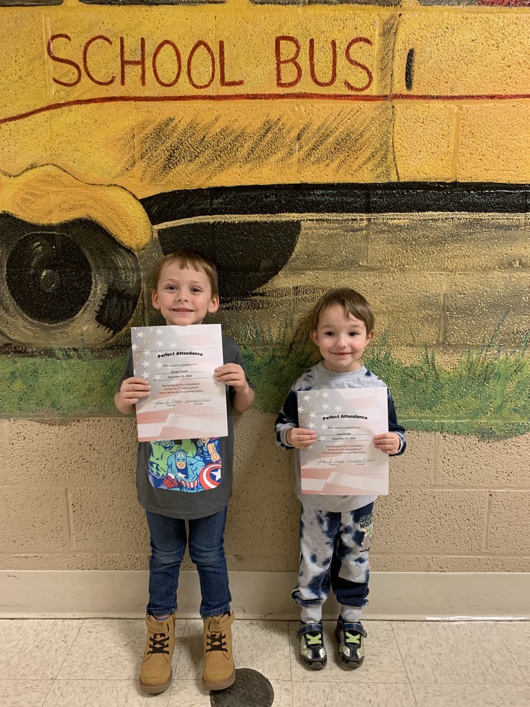Perfect Attendance 2nd Nine Weeks
