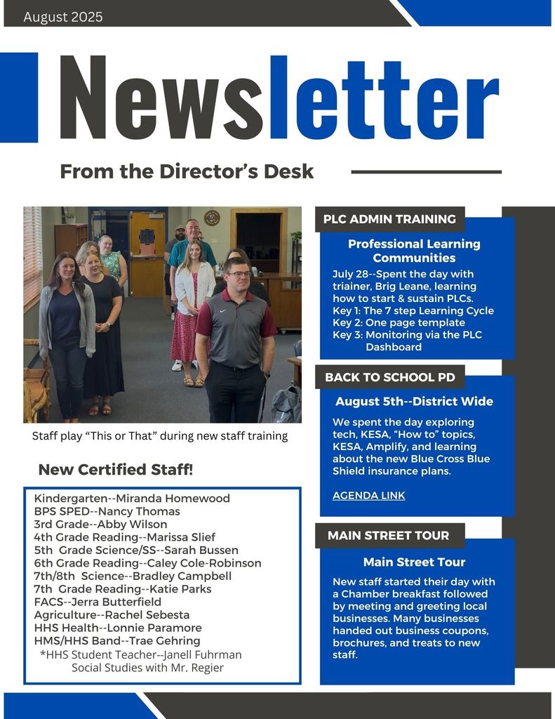 Aug Newsletter