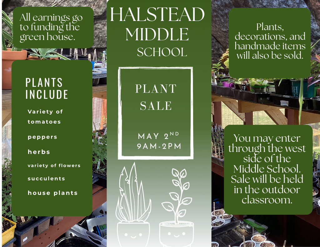 Plant sale flyer