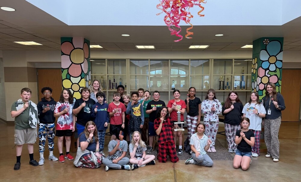 April Attendance Winners - 5th Grade Buggy Class