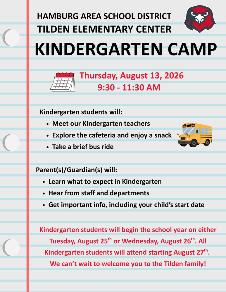 tilden kindergarten camp