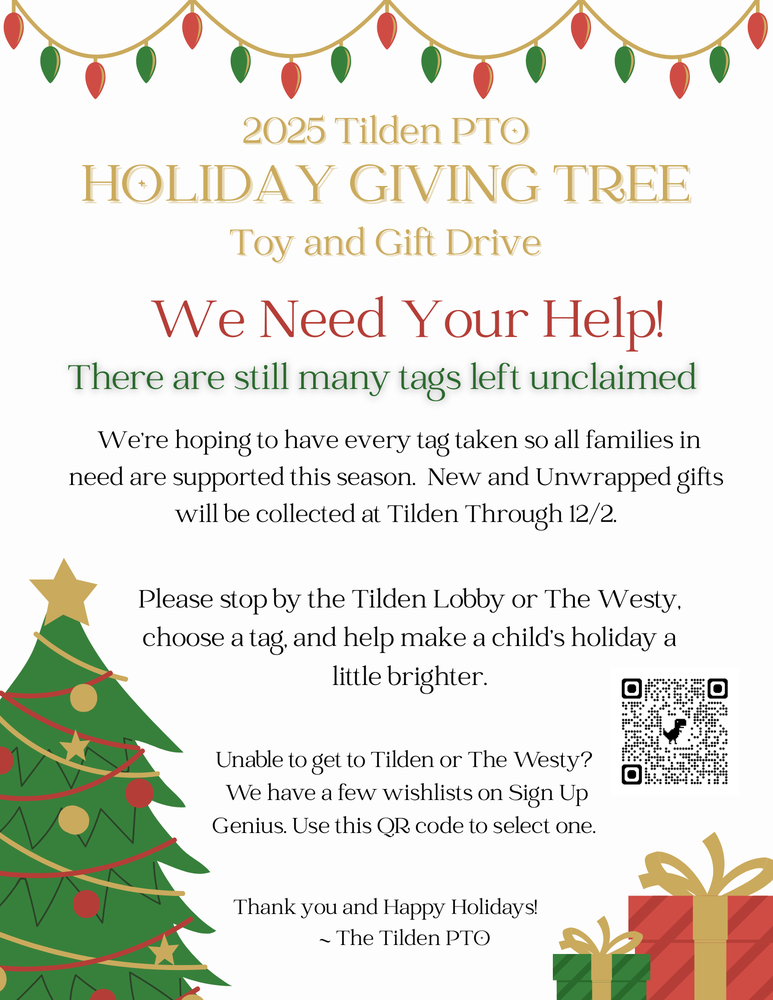 giving tree flyer