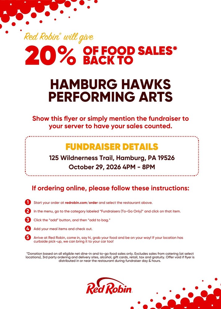 Red Robin fundraiser