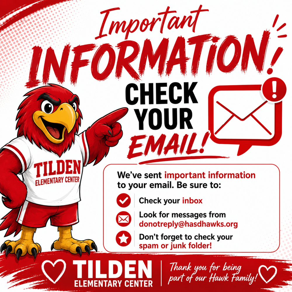 important information - check your email