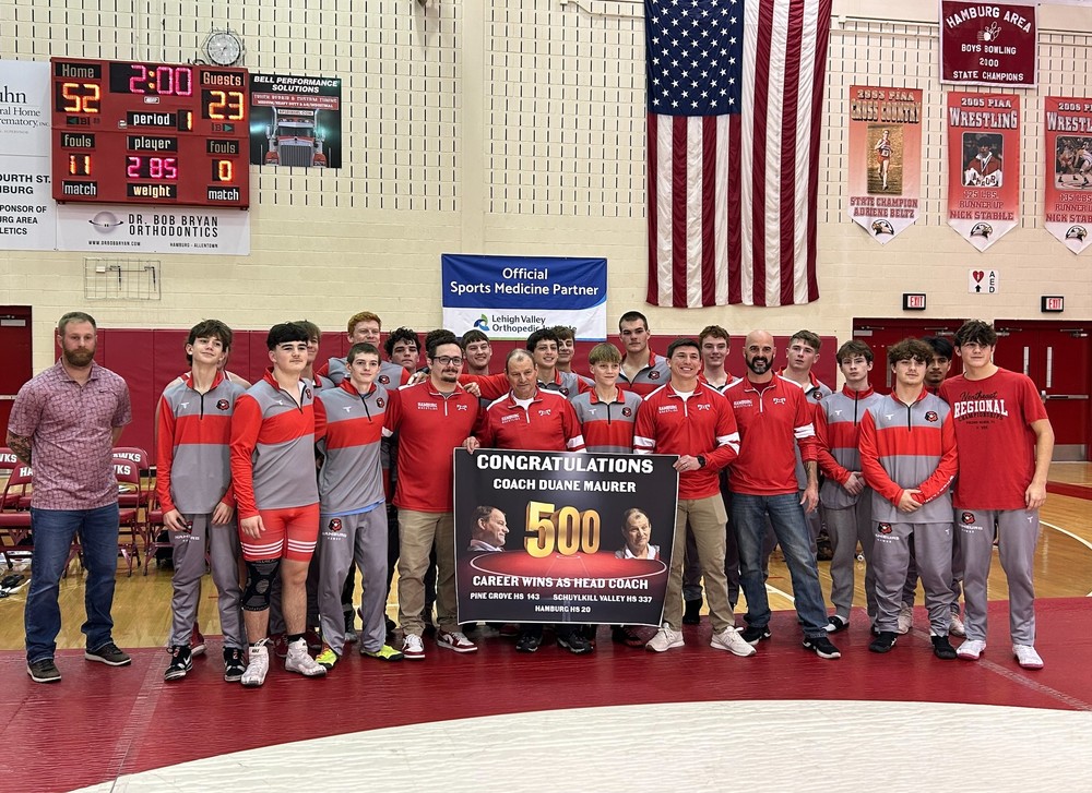 Coach Maurer 500 Career wins!
