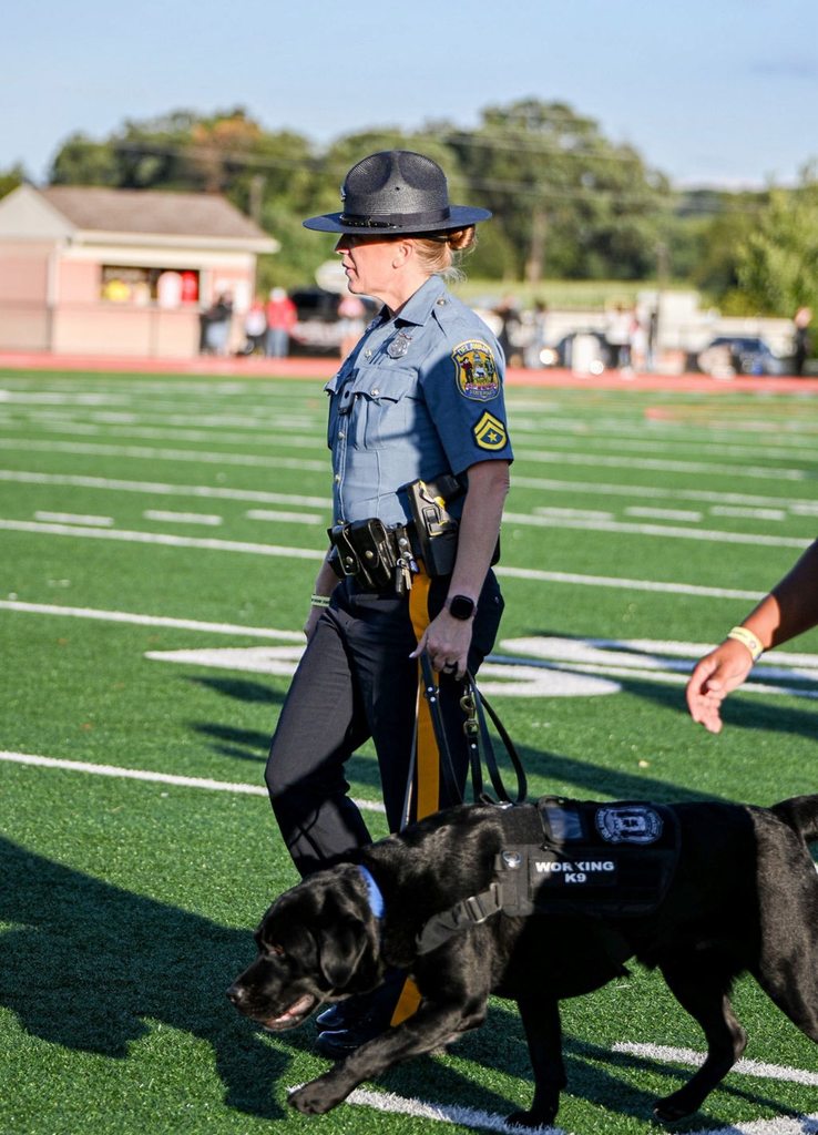 Law enforcement at HASD's "Military and First Responder Night" on August 29, 2025.