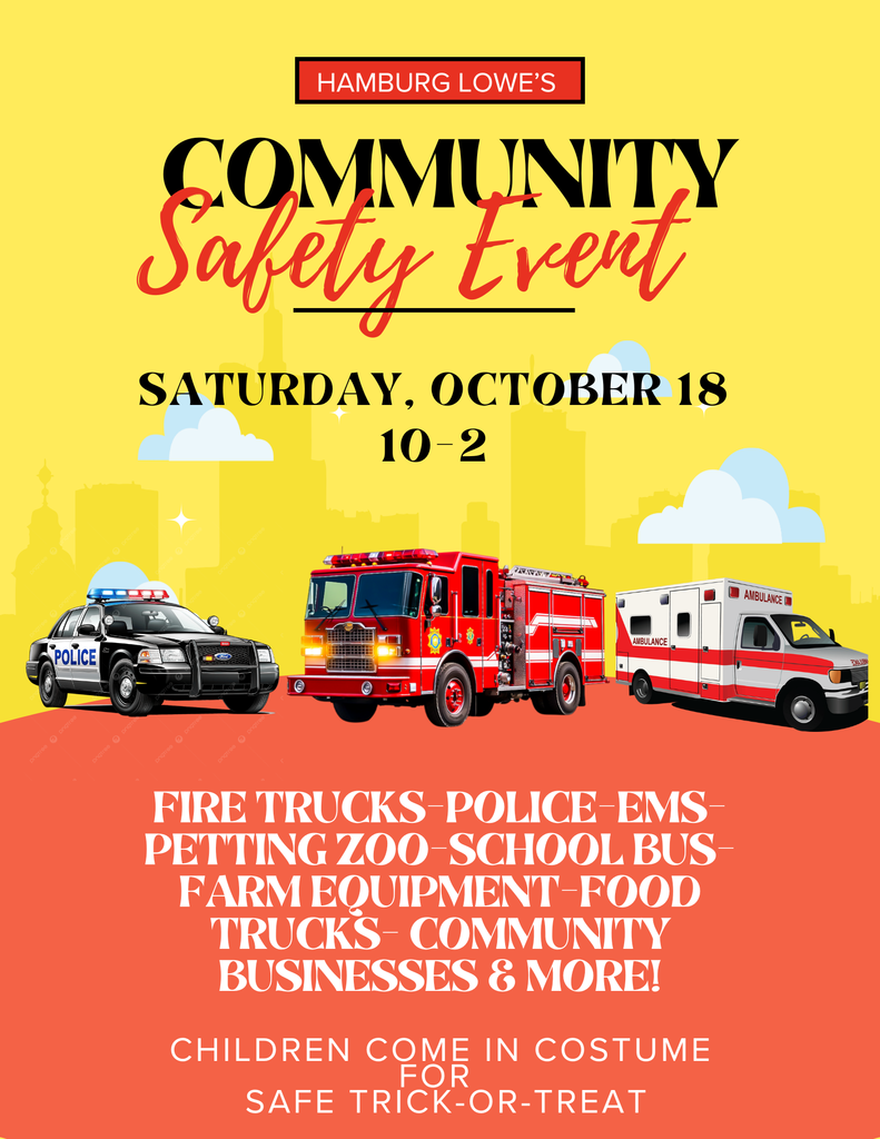 Hamburg Lowe's Presents: Community Safety Event 10/18/25 from 10AM - 2PM