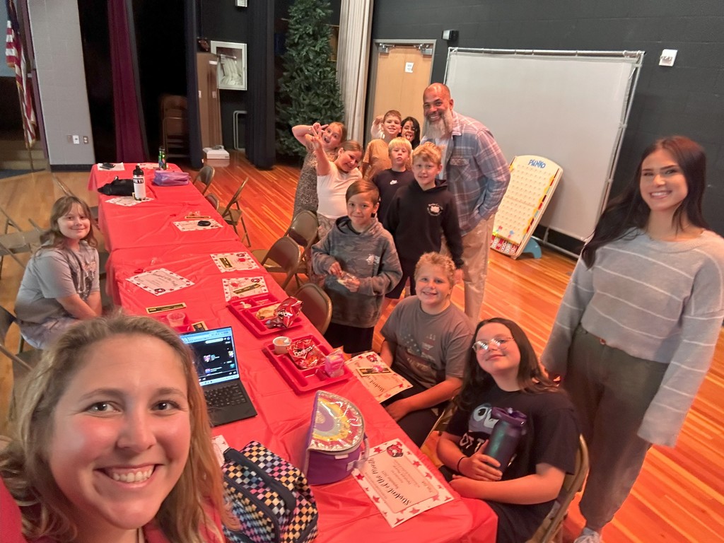 selfie at student of the month lunch