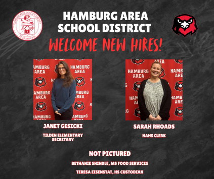 Welcome new hires! Janet Gesicki, Sarah Rhoads, Bethanie Shindle, and Teresa Eisenstat
