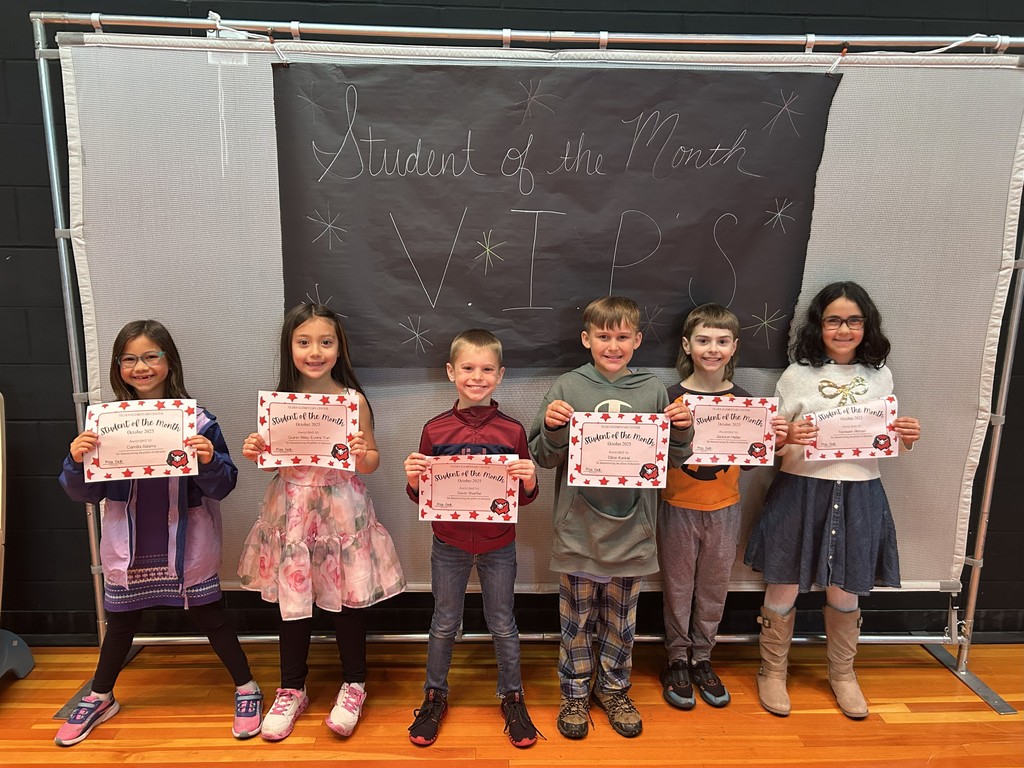 October Students of the Month