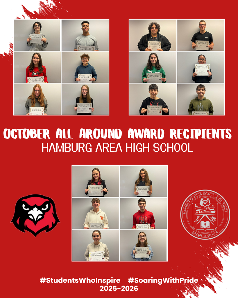 Students pictured were recognized for all around students of character