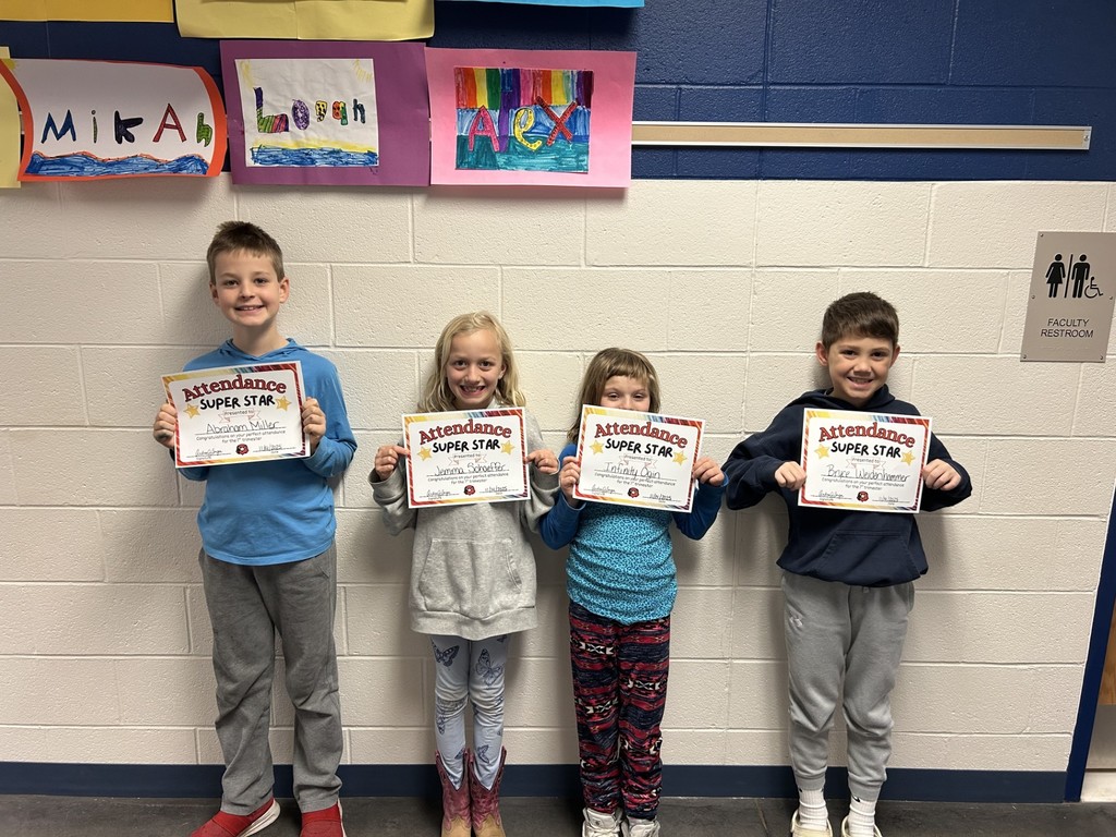 1st trimester perfect attendance