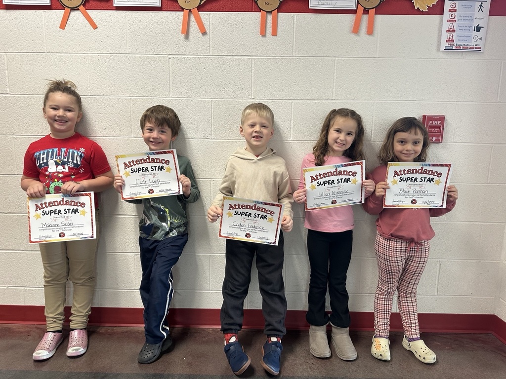 1st trimester perfect attendance