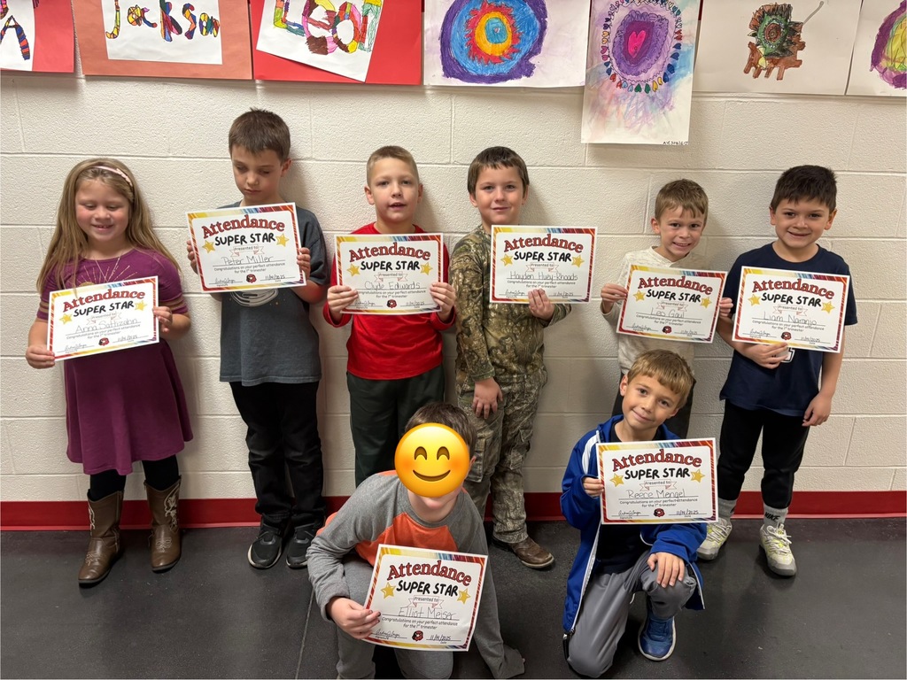 1st trimester perfect attendance