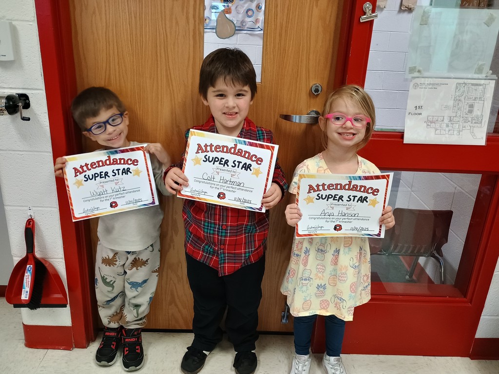 1st trimester perfect attendance