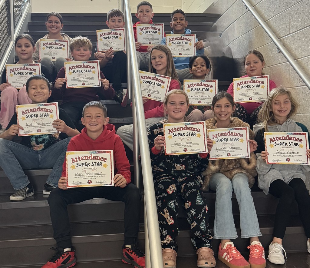 1st trimester perfect attendance