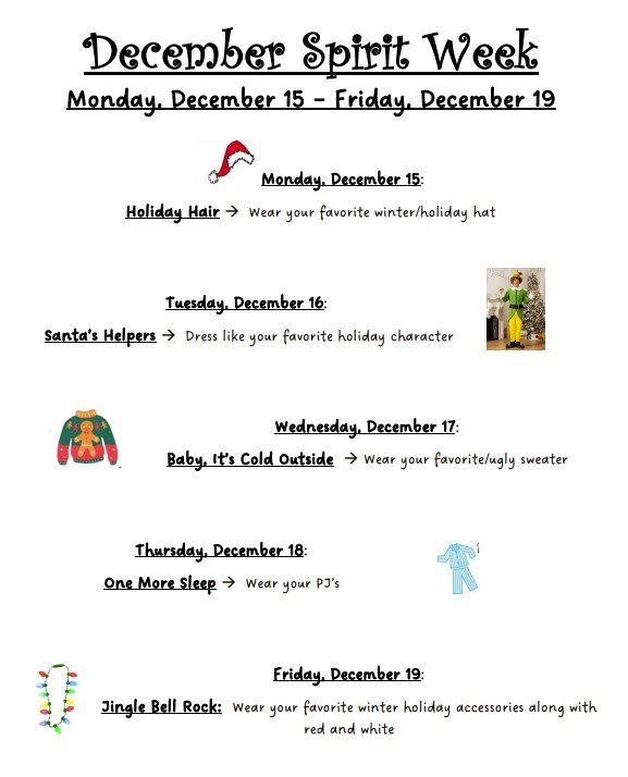 holiday spirit week