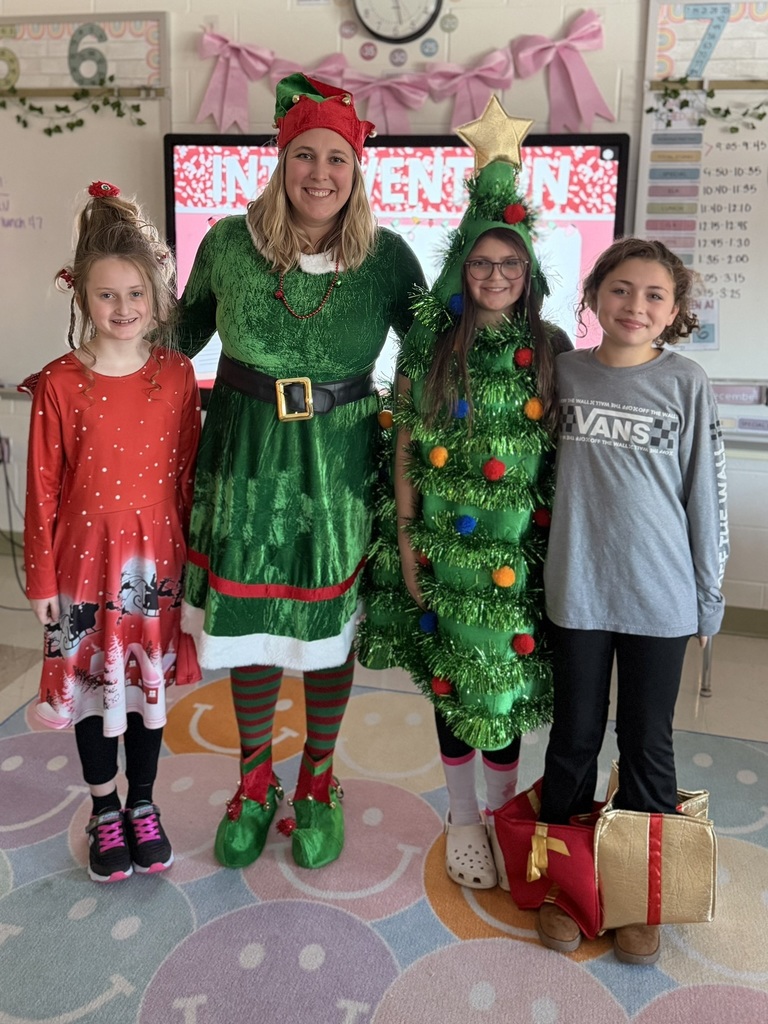 holiday spirit picture of students 