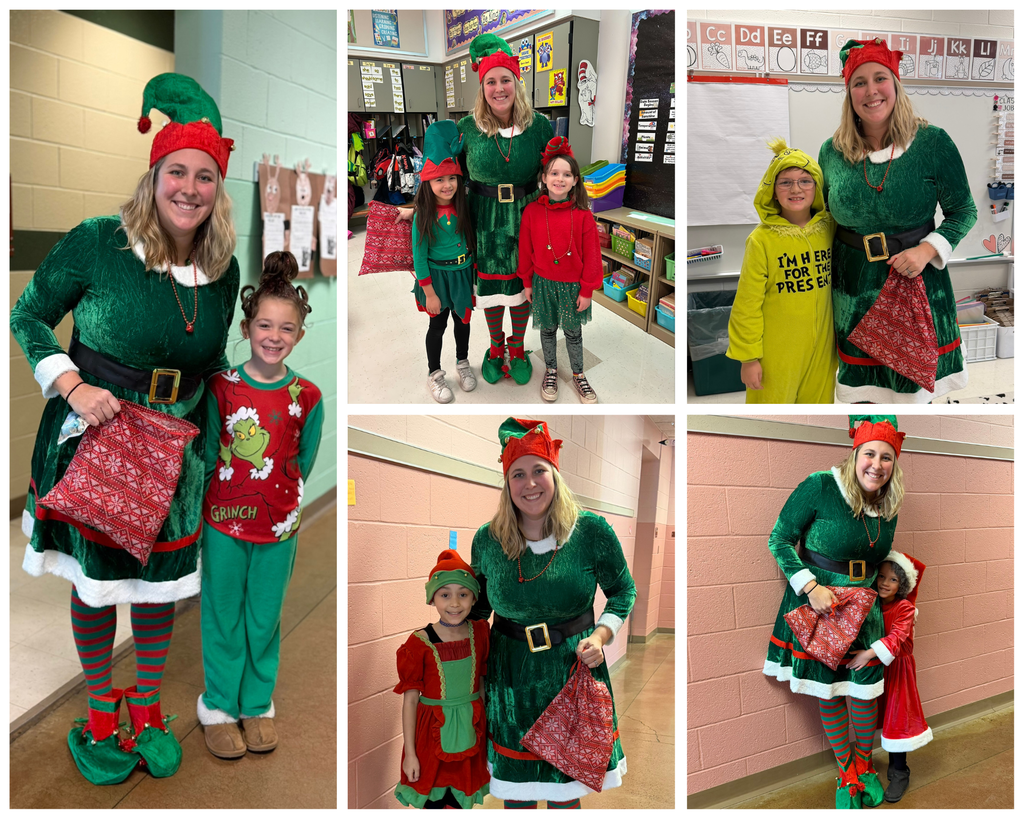 holiday spirit picture of students 