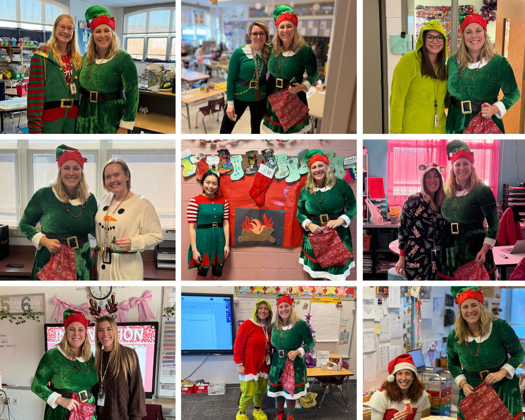 holiday spirit picture of staff