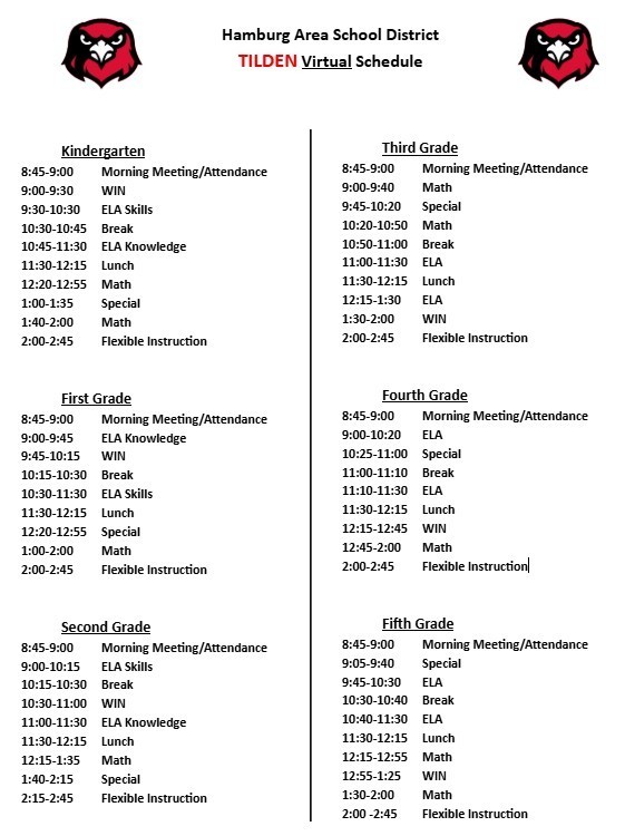 virtual schedule