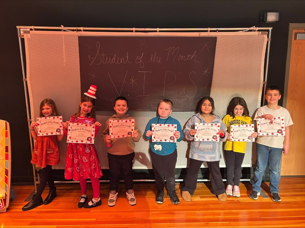 February Student of the Month group picture