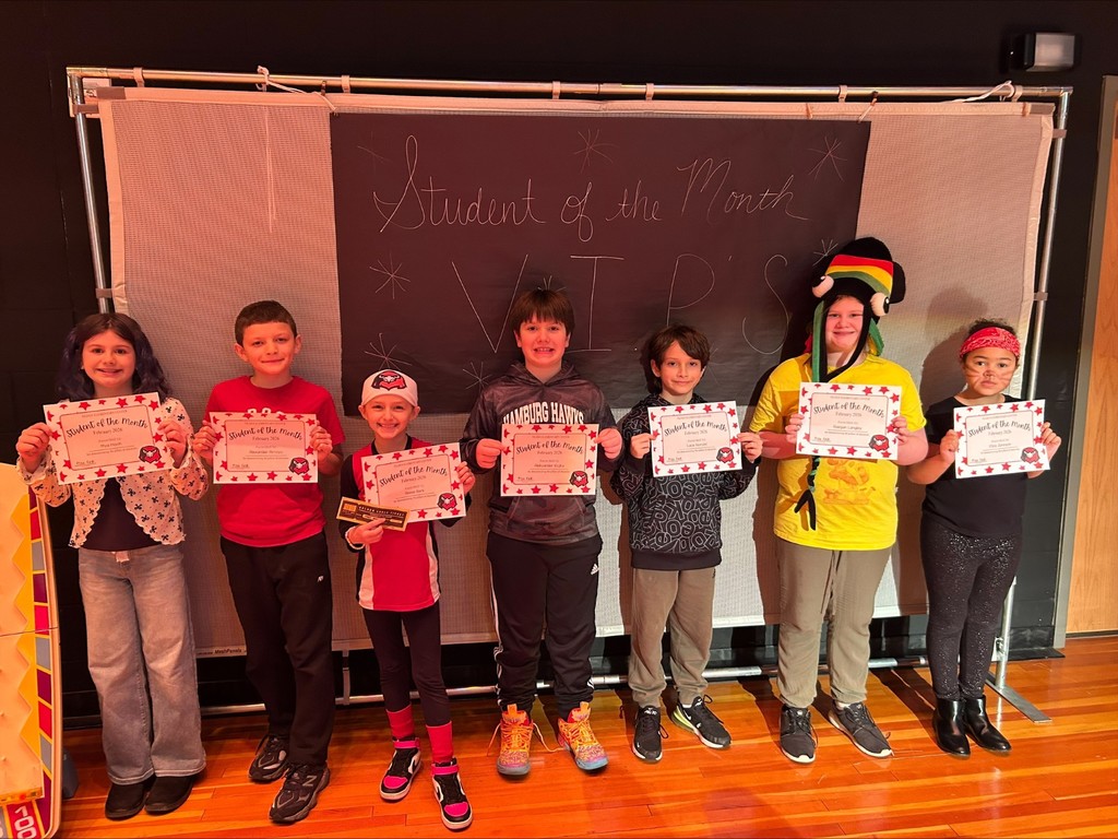 February Student of the Month group picture