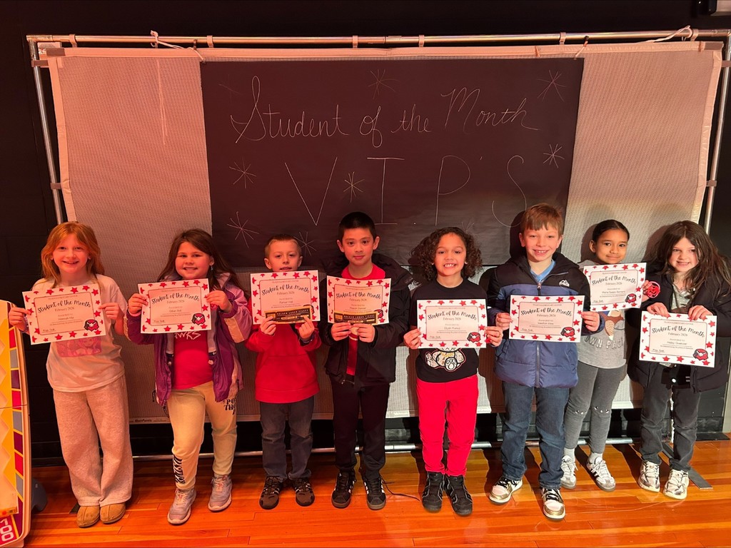 February Student of the Month group picture