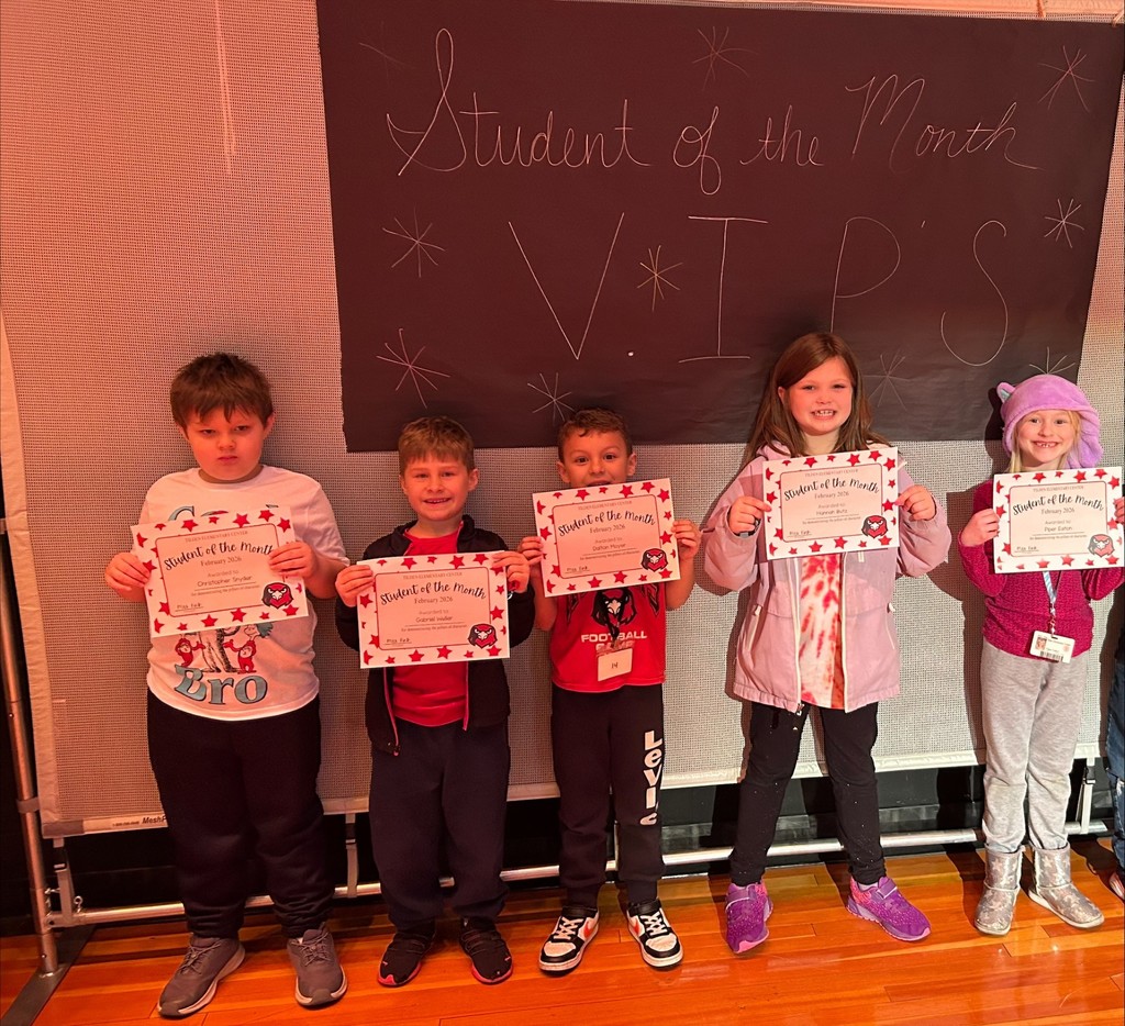 February Student of the Month group picture