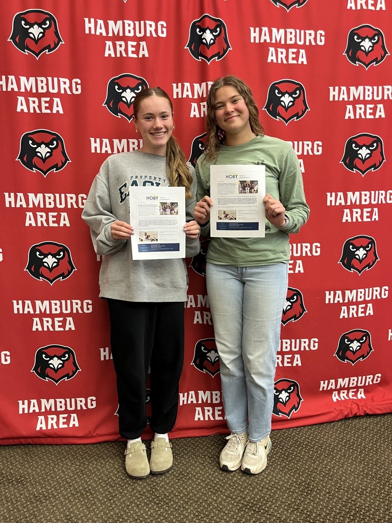 Image of Graylea Knight and Anastasia Smith showing the recognition of students welcomed to HOBY