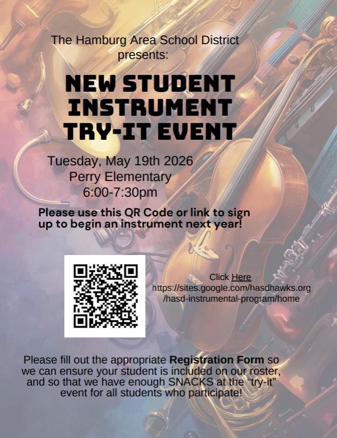 New student instrument try it event