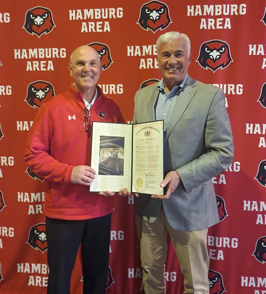 Aaron Menapace and Representative Jamie Barton