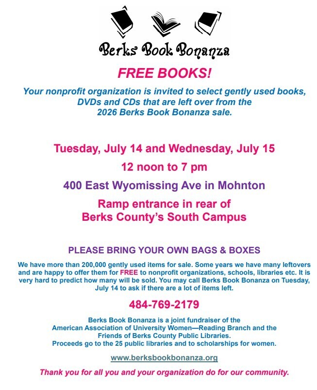 Berks Book Bonanza