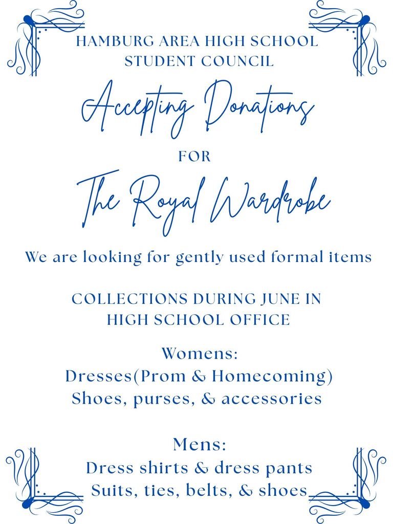 Flyer for dress collection 