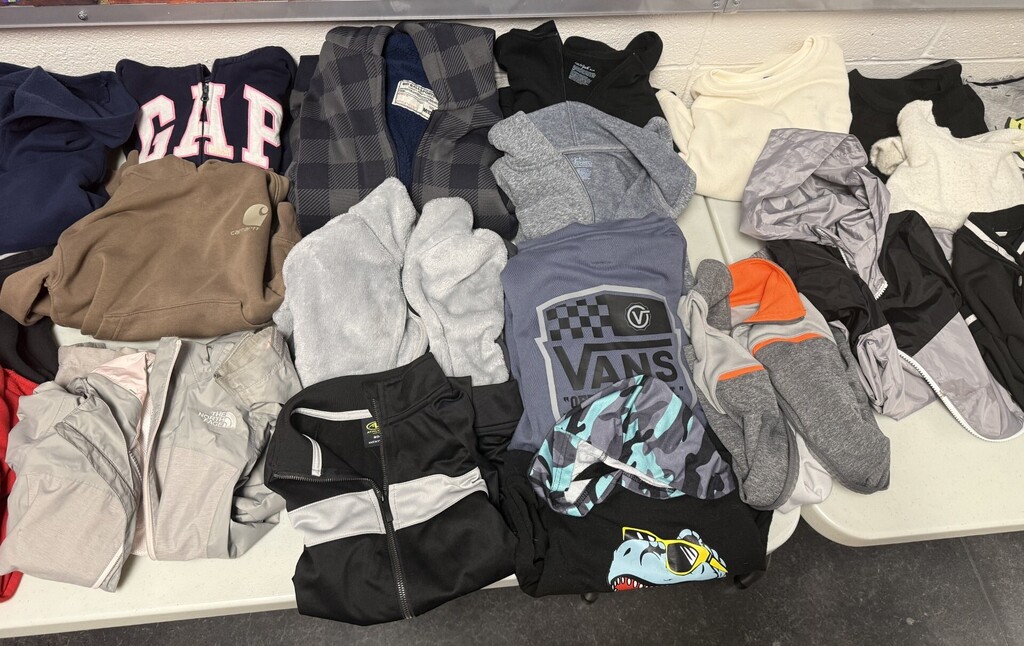 Various sweatshirts