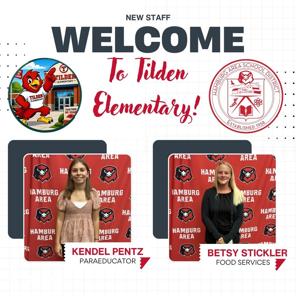 Please welcome Kendel Pentz and Betsy Stickler to Tilden!